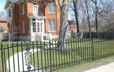 Custom made wrought fence, fencing,
