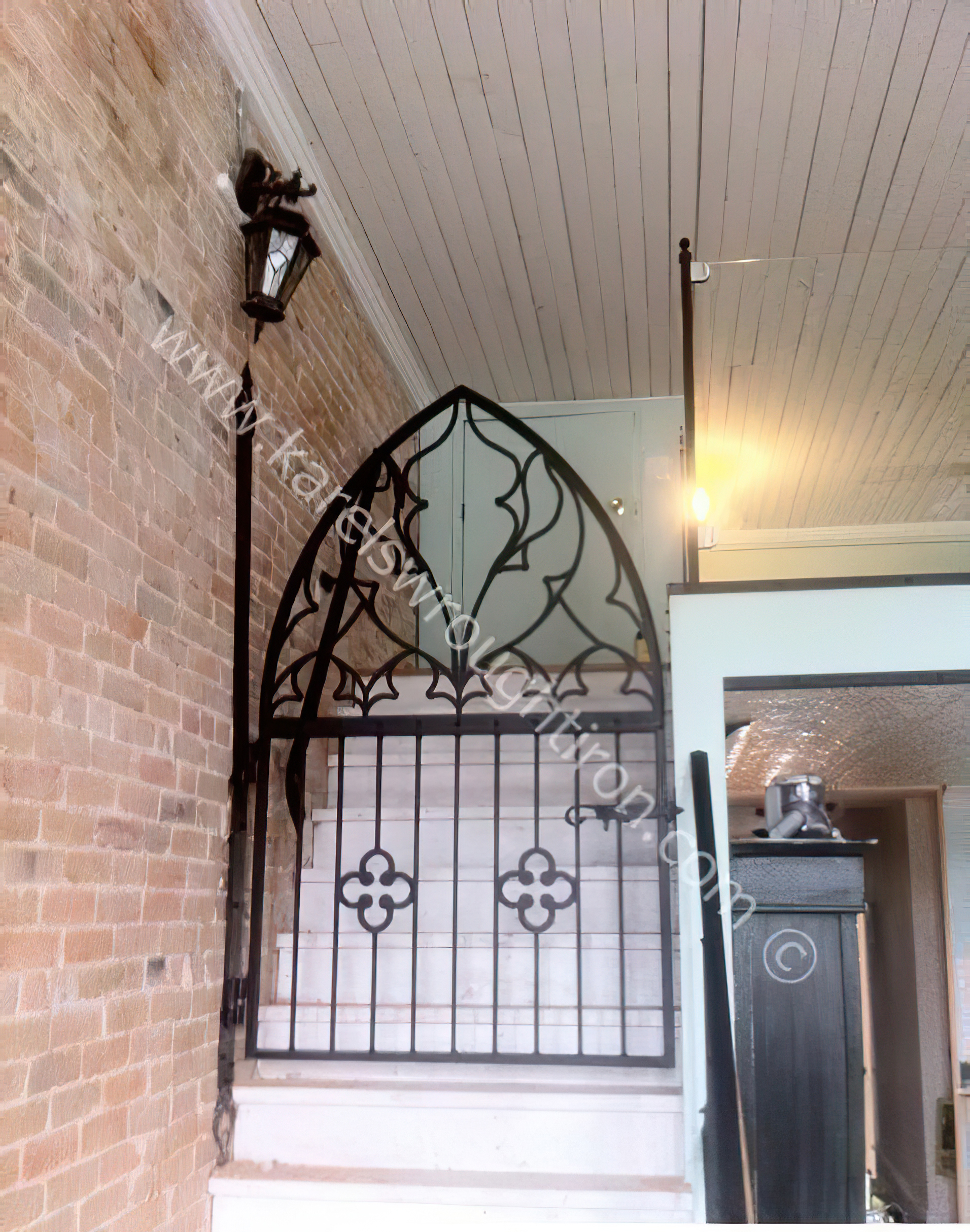 Custom made wrought garden gate, automated gate, estate gate