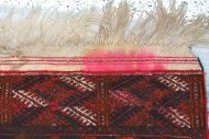 Turkoman Rug Before Cleaning