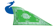 Peacock Rug Care Mascot