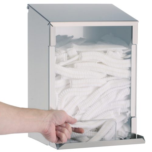 Spender für Haarnetze und andere Einmalartikel | Dispenser for hair-nets and other one-off articles