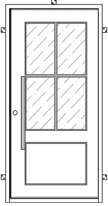 Classic Iron Pivot Door Classic Iron Pivot Door