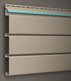 Solid Soffit Vertical Siding