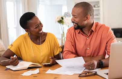 Home Improvement Financing man and woman getting home improvement financing